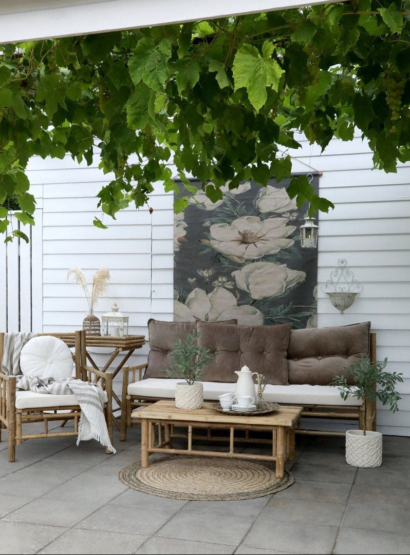 Chic Antique Vintage White Hanging Lantern