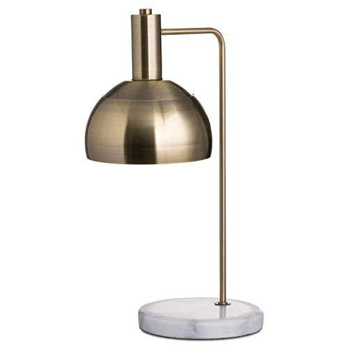 Hill 1975 Marble & Brass Industrial Adjustable Desk Lamp